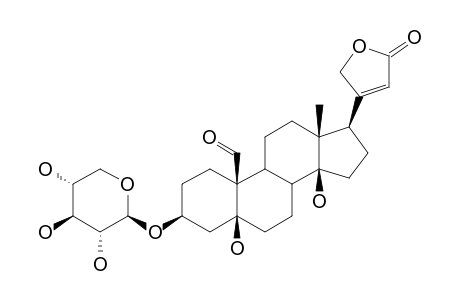 3-O-BETA-D-XYLOPYRANOSYLSTROPHANTHIDIN