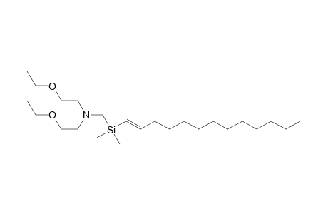 Ethanamine, N-[(dimethyl-1-tridecenylsilyl)methyl]-2-ethoxy-N-(2-ethoxyethyl)-, (E)-