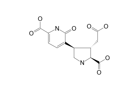 5-[(3R,4S,5S)-5-carboxy-4-(carboxymethyl)pyrrolidin-3-yl]-6-keto-1H-pyridine-2-carboxylic acid