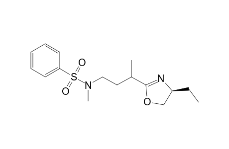(S)-4-Ethyl-2-[1-methyl-3-(N-methyl-N-phenylsulfonylamino)propyl]-4,5-dihydrooxazoline