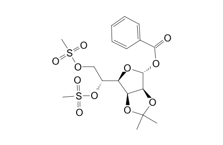 .alpha.-D-Mannofuranose, 2,3-O-(1-methylethylidene)-, 1-benzoate 5,6-dimethanesulfonate