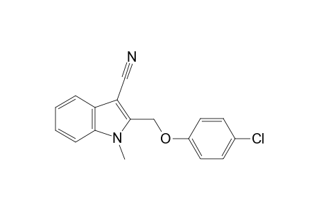 1H-Indole-3-carbonitrile, 2-(4-chlorophenoxymethyl)-1-methyl-