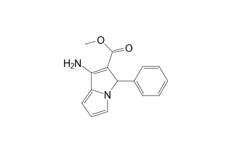 3H-Pyrrolizine-2-carboxylic acid, 1-amino-3-phenyl-, methyl ester