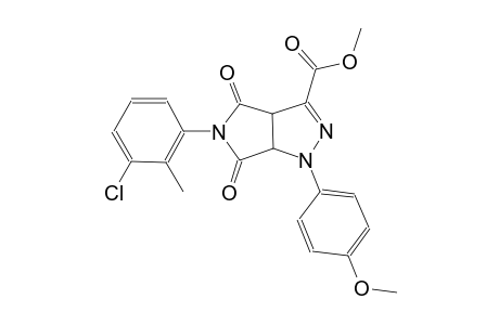 methyl 5-(3-chloro-2-methylphenyl)-1-(4-methoxyphenyl)-4,6-dioxo-1,3a,4,5,6,6a-hexahydropyrrolo[3,4-c]pyrazole-3-carboxylate