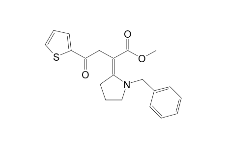 Methyl 2-(1'-benzyltetrahydro-1H-pyrrol-2'-ylidene)-4-oxo-4-(2"-thienyl)butanoate