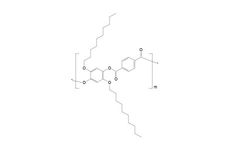 Poly(2,5-didecyloxy-1,4-hydroquinone terephthalate)