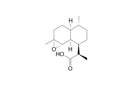 .alpha.-Epoxy-dihydroartemisinic acid