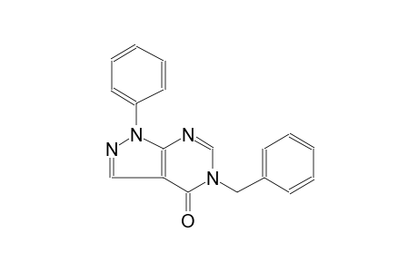 4H-pyrazolo[3,4-d]pyrimidin-4-one, 1,5-dihydro-1-phenyl-5-(phenylmethyl)-