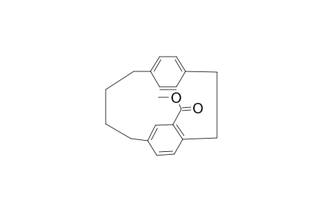 Tricyclo[10.2.2.2*4,7*]octadeca-1(15),4,6,12(16),13,17-hexaene-5-carboxylic acid methyl ester