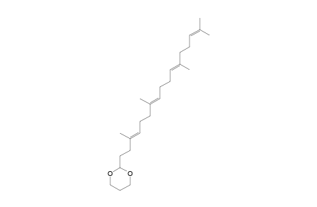 1,3-Dioxane, 2-(3,7,12,16-tetramethyl-3,7,11,15-heptadecatetraenyl)-