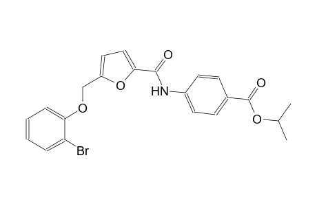 benzoic acid, 4-[[[5-[(2-bromophenoxy)methyl]-2-furanyl]carbonyl]amino]-, 1-methylethyl ester