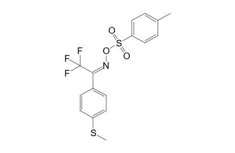 (E/Z)-2,2,2-Trifluoro-1-(4-methylsulfanylphenyl)ethanone oxime tosylate