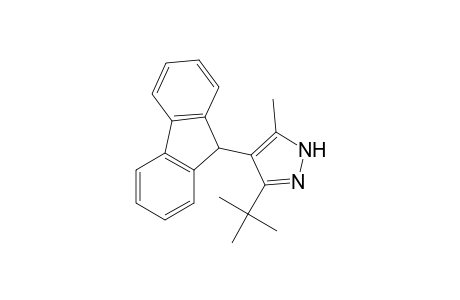 3-t-butyl-4-(9-fluorenyl)-5-methyl-1H-pyrazole