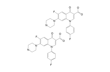 1-(4-FLUOROPHENYL)-6-FLUORO-7-PIPERAZINYL-4-OXO-1,4-DIHYDRO-QUINOLINE-3-CARBOXYLIC-ACID