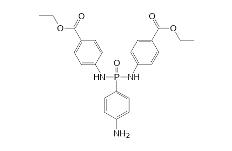 4,4'-[(p-aminophenyl)phosphinylideneiimino]dibenzoic acid, diethyl ester