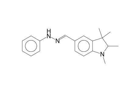 1,2,3,3-Tetramethylindoline-5-carboxaldehyde phenylhydrazone