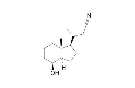 (3R)-3-[(1R,3aR,4S,7aR)-4-hydroxy-7a-methyl-1,2,3,3a,4,5,6,7-octahydroinden-1-yl]butanenitrile