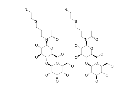 N-ACETYL-N-[3-THIO-(2-AMINOETHYL)]-PROPYL-(BETA-D-GLUCOPYRANOSYL)-(1->4)-BETA-D-GLUCOPYRANOSYLAMINE