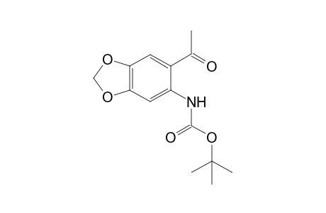 6-Acetylbenzo[1,3]dioxol-5-yl)carbamic acid t-butyl ester