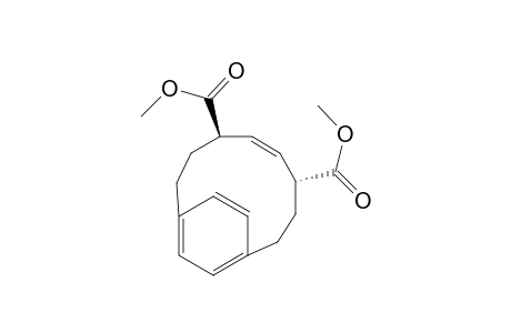 Bicyclo[8.2.2]tetradeca-5,10,12,13-tetraene-4,7-dicarboxylic acid, dimethyl ester, [R*,R*-(E)]-
