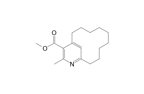 13-methyl-12-azabicyclo[9.3.1]pentadeca-1(15),11,13-triene-14-carboxylic acid methyl ester