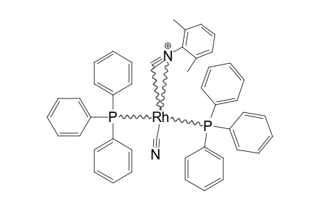 TRANS-[RH(CN)(PPH3)2(XNC)]