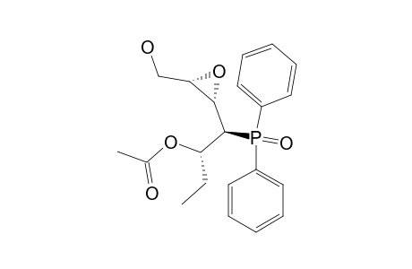 (2S,3R,4S,5R)-5-ACETOXY-4-DIPHENYL-PHOSPHINOYL-2,3-EPOXY-HEPTAN-1-OL
