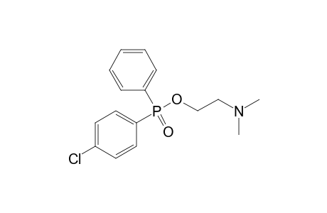 2-[(4-chlorophenyl)-phenyl-phosphoryl]oxy-N,N-dimethyl-ethanamine