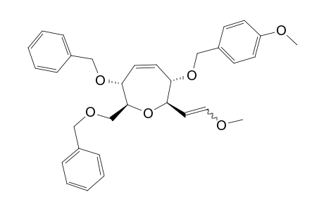 (2S,3R,4Z,6S,7R,1'E/Z)-3-Benzyloxy-2-benzyloxymethyl-6-(4-methoxybenzyloxy)-7-(2'-methoxvinyl)-2,3,6,7-tetrahydrooxepin