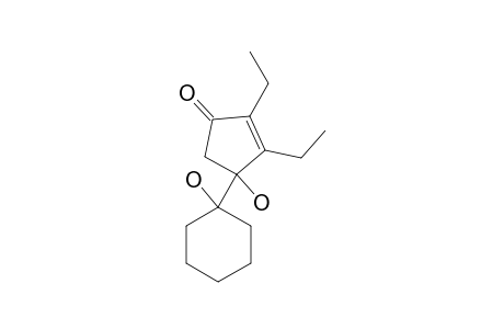 2,3-DIETHYL-4-HYDROXY-4-(1-HYDROXYCYCLOHEXYL)-CYCLOPENTENONE