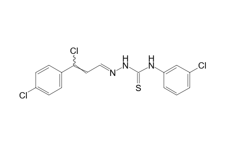 p, beta-dichlorocinnamaldehyde, 4-(m-chlorophenyl)-3-thiosemicarbazone