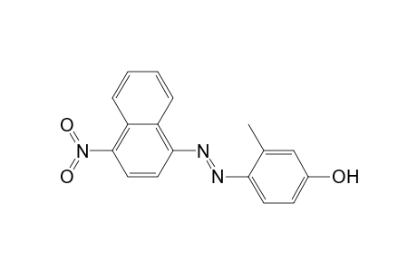 Phenol, 3-methyl-4-[(4-nitro-1-naphthalenyl)azo]-