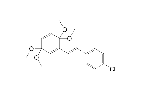 1-[(E)-2-(4-chlorophenyl)ethenyl]-3,3,6,6-tetramethoxy-cyclohexa-1,4-diene