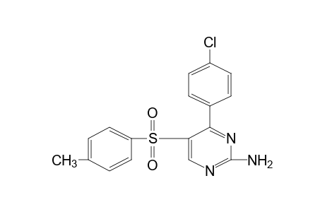 2-AMINO-4-(p-CHLOROPHENYL)-5-(p-TOLYLSULFONYL)PYRIMIDINE