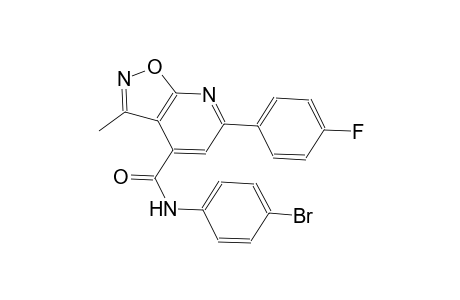 isoxazolo[5,4-b]pyridine-4-carboxamide, N-(4-bromophenyl)-6-(4-fluorophenyl)-3-methyl-