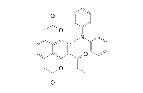 1,4-Diacetoxy-2-diphenylamino-3-propionylnaphthalene