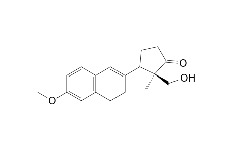 12-hydroxy-3-methoxy-11-nor-9,11-seco-1,3,5(10),8-estratetraene-17-one