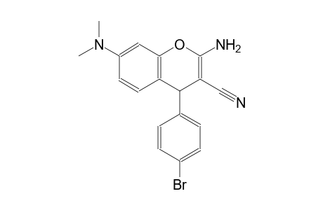 4H-1-benzopyran-3-carbonitrile, 2-amino-4-(4-bromophenyl)-7-(dimethylamino)-