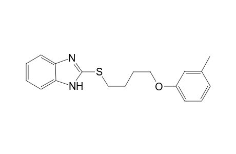 1H-1,3-Benzimidazole, 2-[[4-(3-methylphenoxy)butyl]thio]-