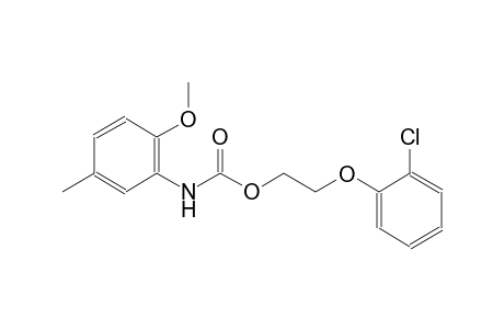 2-(2-chlorophenoxy)ethyl 2-methoxy-5-methylphenylcarbamate