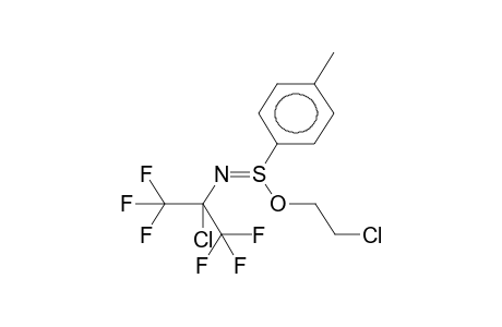 2-CHLOROETHYL N-(ALPHA-CHLOROPERFLUOROISOPROPYL)(4-METHYLPHENYL)IMINOSULPHINATE