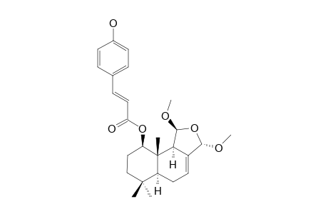 1-BETA-HYDROXY-E-CINNAMOYL-12-ALPHA-METHOXYDRIMENINOL