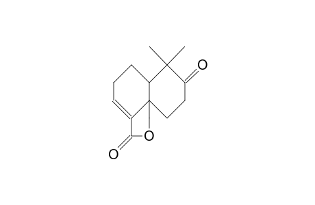 5b,10a-Carboxylatomethano-1,1-dimethyl-trans-decalin-5-ene-2-one