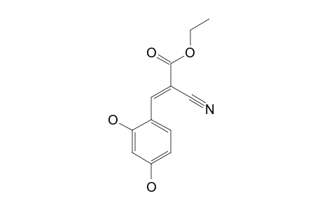 ETHYL-2-CYANO-3-(2,4-DIHYDROXYPHENYL)-PROP-2-ENOATE