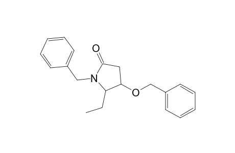 1-Benzyl-4-(benzyloxy)-5-ethyl-2-pyrrolidinone