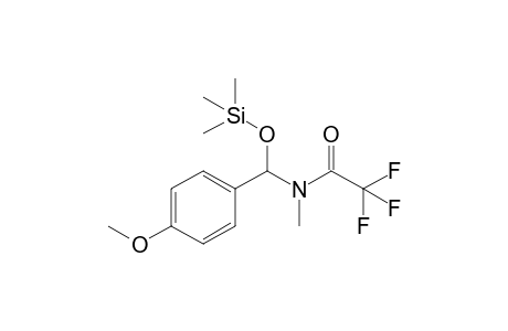 2,2,2-trifluoro-N-((4-methoxyphenyl)((trimethylsilyl)oxy)methyl)-N-methylacetamide