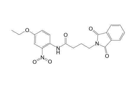 4-(1,3-Dioxo-1,3-dihydro-2H-isoindol-2-yl)-N-(4-ethoxy-2-nitrophenyl)butanamide