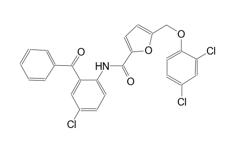 N-(2-benzoyl-4-chlorophenyl)-5-[(2,4-dichlorophenoxy)methyl]-2-furamide