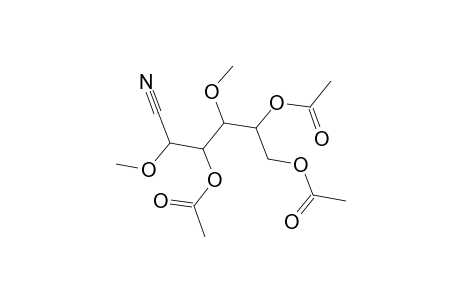 3,5,6-Tri-O-acetyl-2,4-di-O-methyl-D-mannonitrile