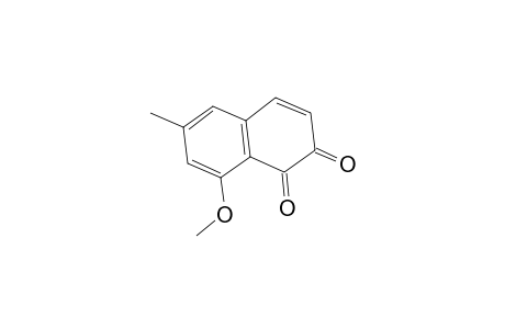 1,2-Naphthoquinone, 8-methoxy-6-methyl-